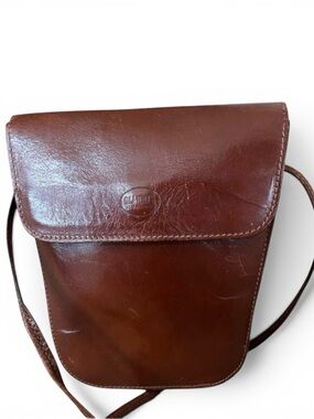 Gianni Florentia Vintage Italian Leather Crossbody Bag